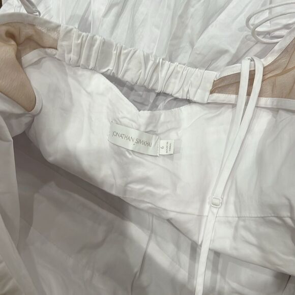 JONATHAN SIMKHAI
Indy plissé cotton-blend poplin maxi dress new 6 - Picture 5 of 5